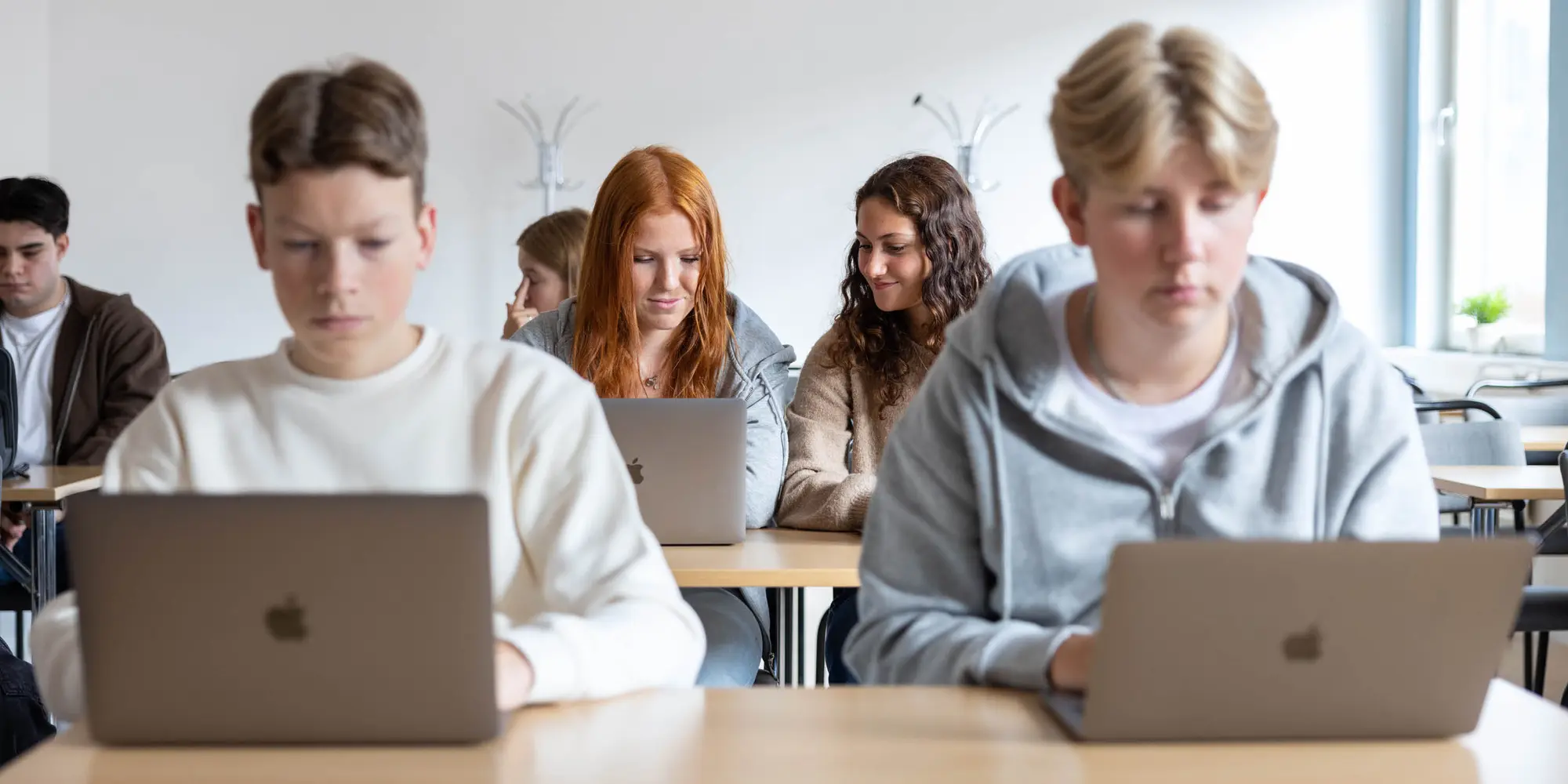 Elever i klassrum