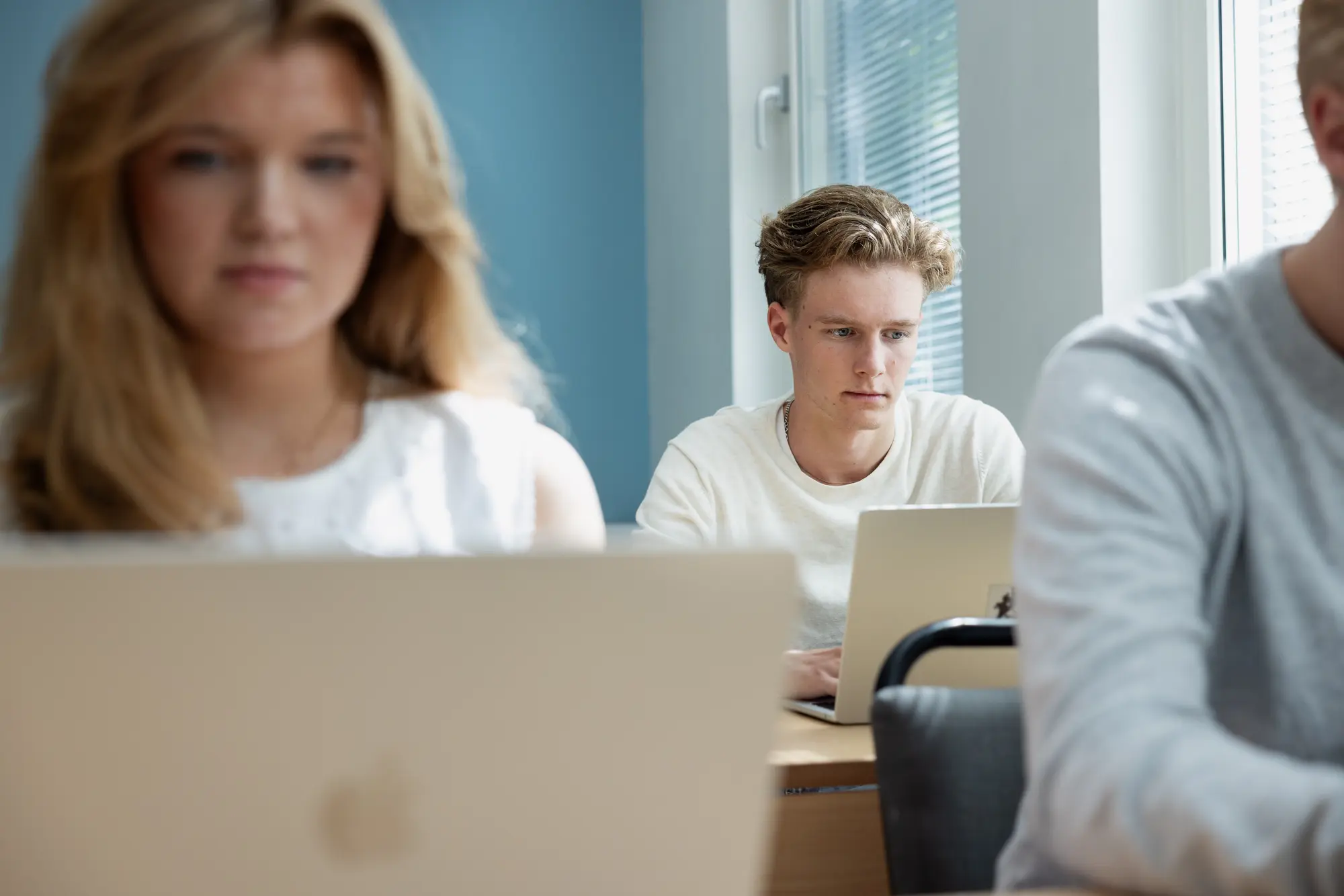 Elever i klassrum